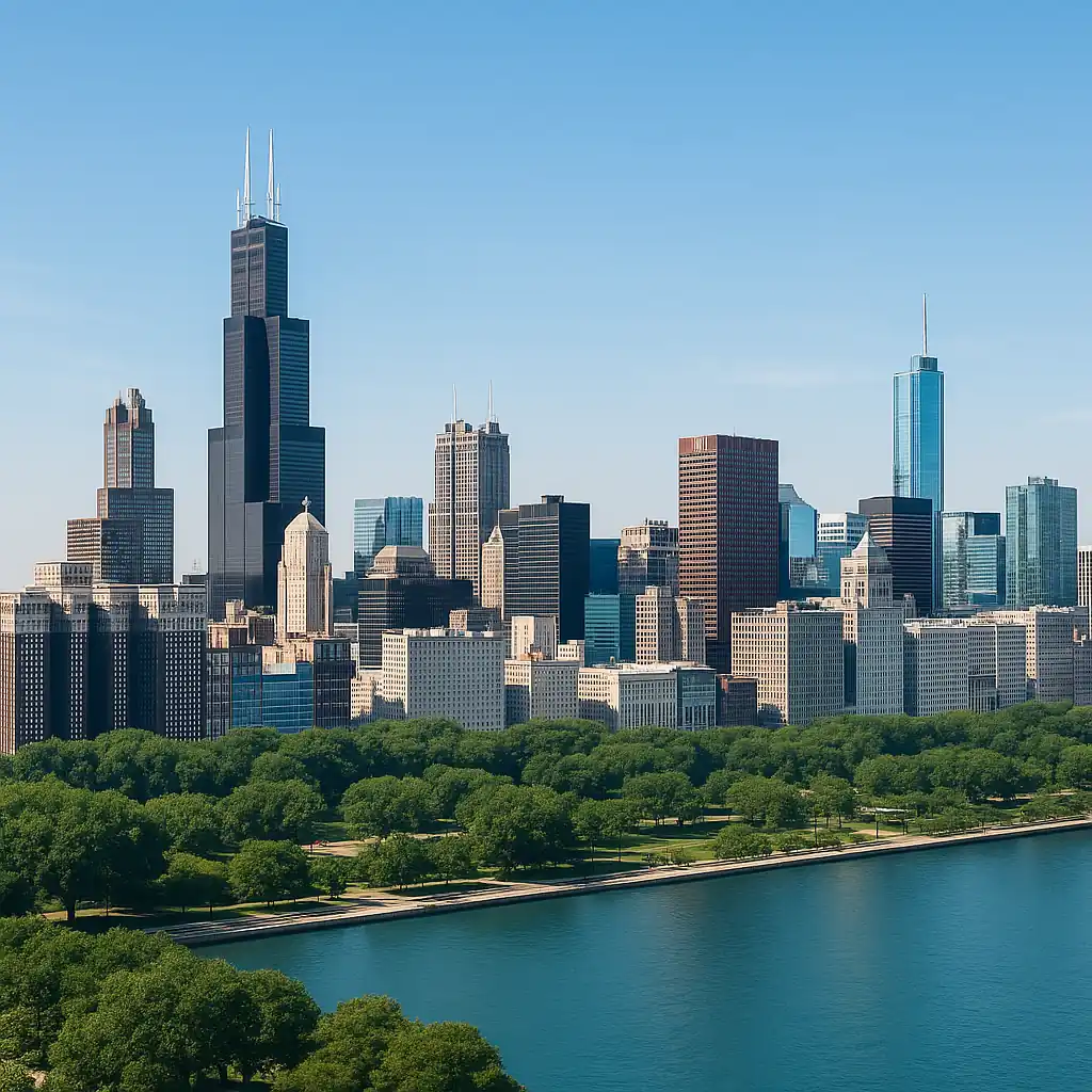 Chicago downtown skyline